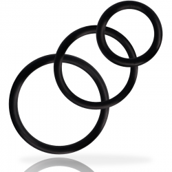 ADDICTED TOYS SET ANILLOS PENE NEGRO ADDICTED TOYS - 2