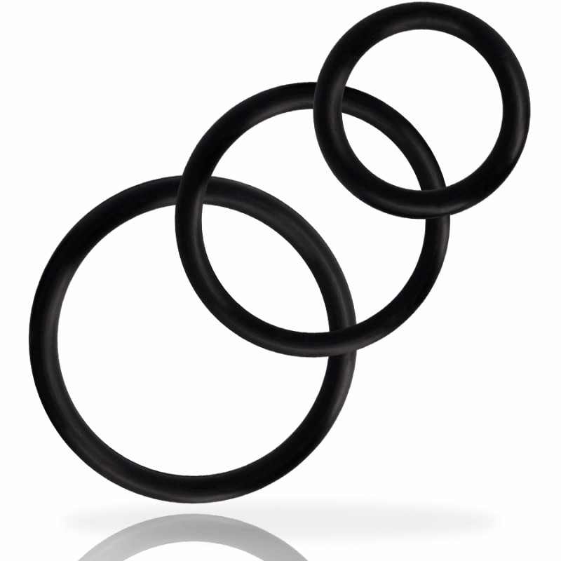 ADDICTED TOYS SET ANILLOS PENE NEGRO ADDICTED TOYS - 3