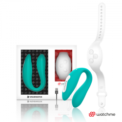 WEARWATCH DUAL PLEASURE TECHNOLOGIE SANS FIL WATCHME AQUAMARINE / SNOWY WEARWATCH - 1