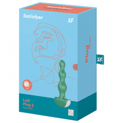 VIBRATEUR SATISFYER LOLLI PLUG 2 PLUG - GRIS SATISFYER PLUGS - 7