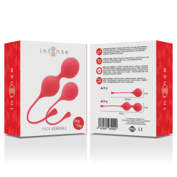 INTENSE - KEGEL BEADS PACK KENDALL RED INTENSE HEALTH & FUN  - 4