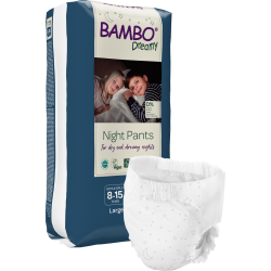 Abena Bambo Dreamy 8-15 ans 35 à 50 kg Mixte - Couches culottes énurésie Abena BAMBO Nature - 1