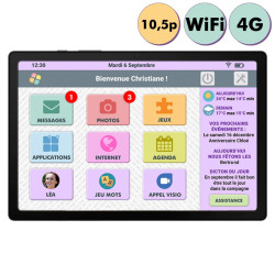 Facilotab - Tablette L SAMSUNG  Galaxy WiFi/4G - 32Go - 10,5 pouces - Android 11 Facilotab - SAMSUNG - 1