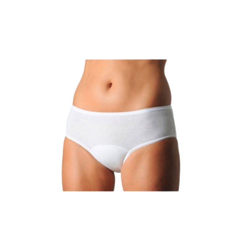 Culotte fond intraversable blanche pour femme Identités - 1