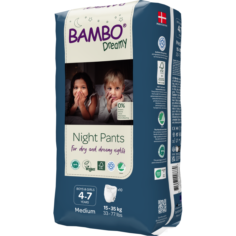 Abena Bambo Dreamy mixte 4-7 ans - 15 à 35 kg - Couches culottes énurésie Abena BAMBO Nature - 1
