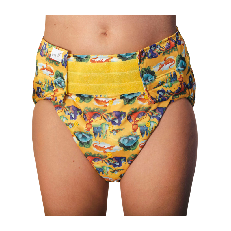 Couche lavable adulte Dragons - Pupus Pupus - 1