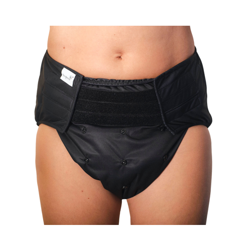 Couche lavable adulte Noir - Pupus Pupus - 1