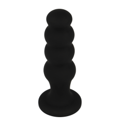 Plug anal en silicone - Scott Premium - Noir  - 2