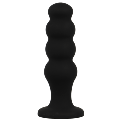 Plug anal en silicone - Scott Premium - Noir  - 3