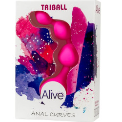 Alive - Balles anal en silicone - 15 cm  - 2