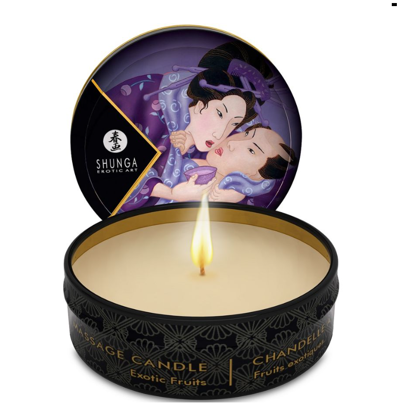 SHUNGA - Bougie de massage aux fruits exotiques SHUNGA CANDLES  - 1