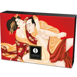 Shunga - Kit de poudre de massage comestible - Fraise  - 4