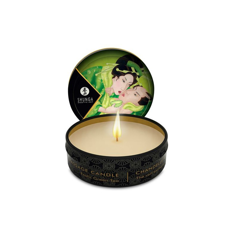 SHUNGA - Bougie de massage au thé vert SHUNGA CANDLES  - 1