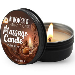 Amoreane - Bougie de massage - Rocher praline 30 ML  - 1