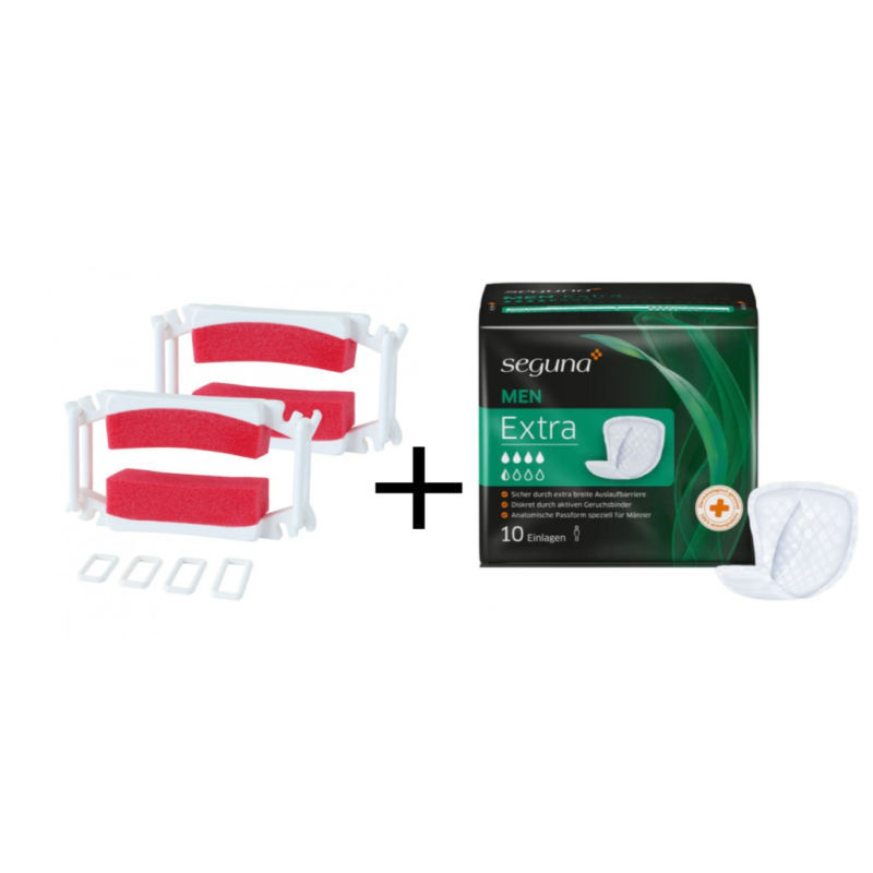 Stop Uri - lot de 2 pinces pince pénienne + 1 sachet de protection Stop Uri - 1
