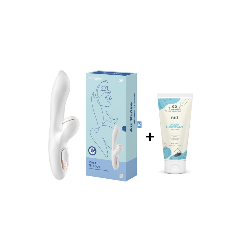 Satisfyer Air pulse Pro + G-Spot + Lubrifiant BIO Intimateline 100 ml SATISFYER - 1