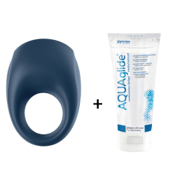 Anneau pénien - Satisfyer Strong One + Lubrifiant BIO 100 ml SATISFYER CONNECT - 1