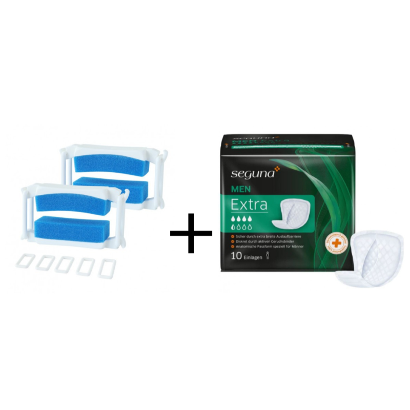 Stop Uri Confort - Pince pénienne + 1 sachet de protection urinaire Stop Uri - 1