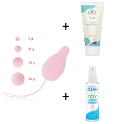 Pack Boule de geisha Ohmama simulating + Lubrifiant + Nettoyant OHMAMA STIMULATING - 1