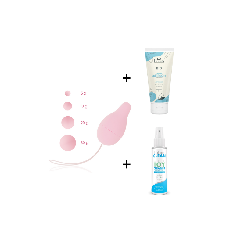 Pack Boule de geisha Ohmama simulating + Lubrifiant + Nettoyant OHMAMA STIMULATING - 1