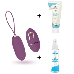Pack Oeuf vibrant Lapi + Lubrifiant + Nettoyant COVERME - 1