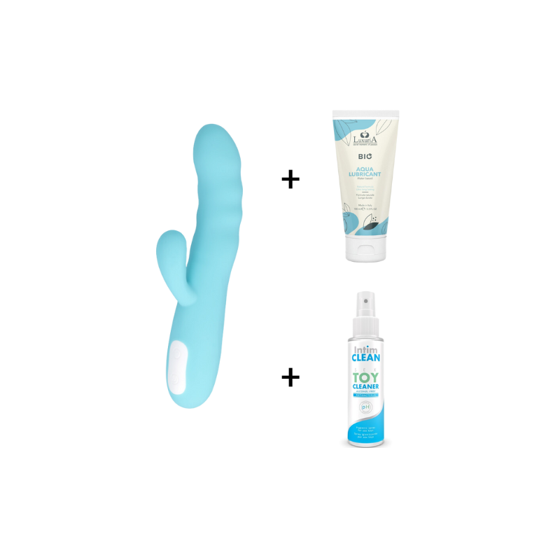 Pack Vibrateur Rotatif Mia + Lubrifiant + Nettoyant MIA - 1