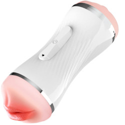 Masturbateur vibrant double vagin et bouche - Armony  - 1