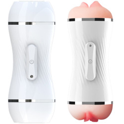 Masturbateur vibrant double vagin et bouche - Armony  - 3