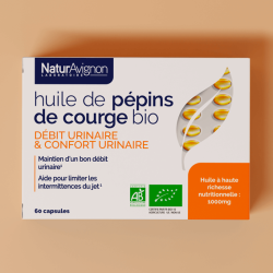 Huile de pépins de courge bio - Débit urinaire & confort urinaire NaturAvignon - 1