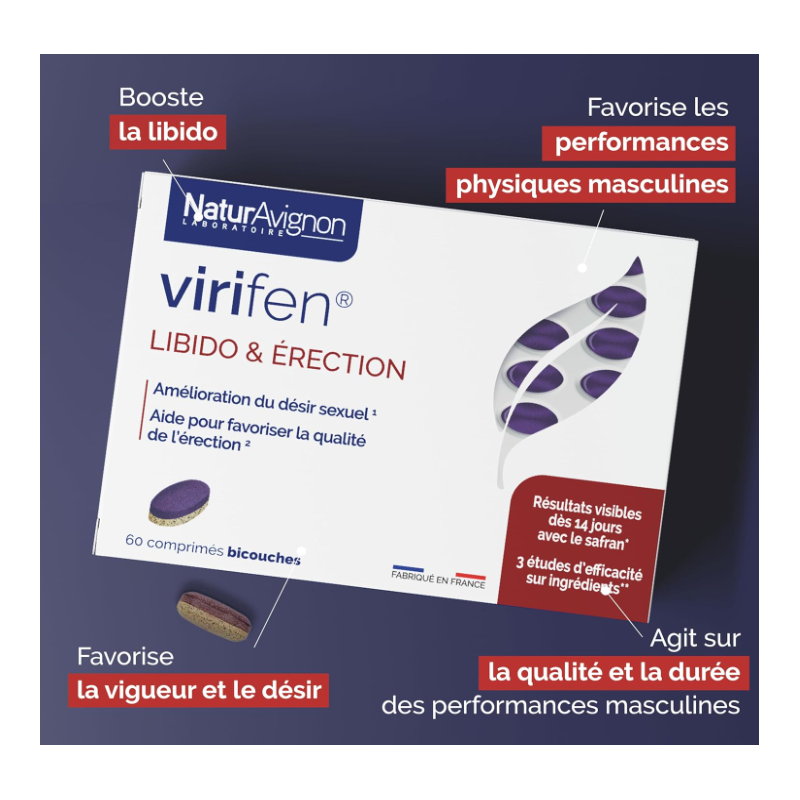Virifen - Libido & érection NaturAvignon - 1