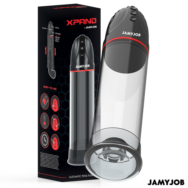 Jamyjob - Pompe à érections automatique XPAND 3 - Gris PUMP ADDICTED - 1
