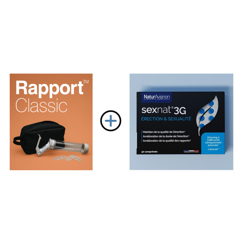 Rapport - Pompe à érection + compément Sexnat Rapport - 1