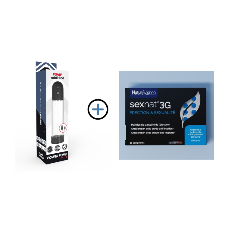 Pump Addicted - Pompe à érection automatique + Sexnat3G PUMP ADDICTED - 1