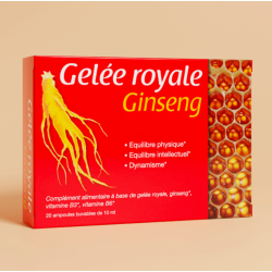 Gellée royale Ginseng ampoules NaturAvignon - 1
