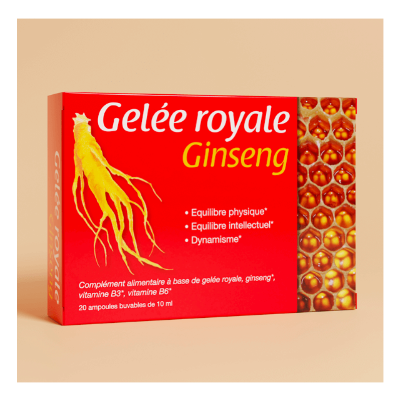 Gellée royale Ginseng ampoules NaturAvignon - 1