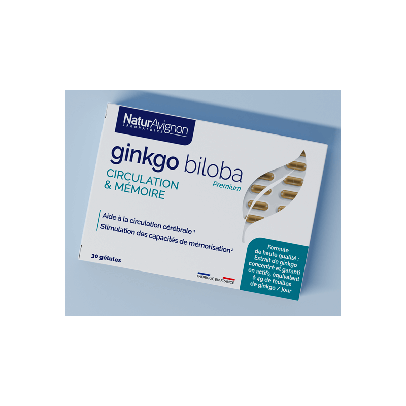 Ginkgo biloba - Stimuler les capacités de mémorisation NaturAvignon - 1