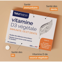 Vitamine D3 végétale - Immunité, os & dents NaturAvignon - 2