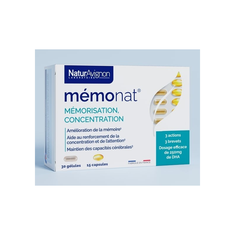 Mémonat - améliorer la mémoire et renforcer la concentration NaturAvignon - 1
