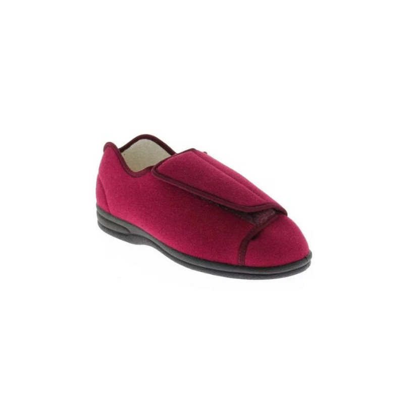Chaussons grande ouverture rouge - Femme L'âge d'or - 1