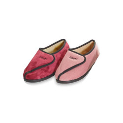 Chaussons pieds larges - 100% Coton - Femme L'âge d'or - 1