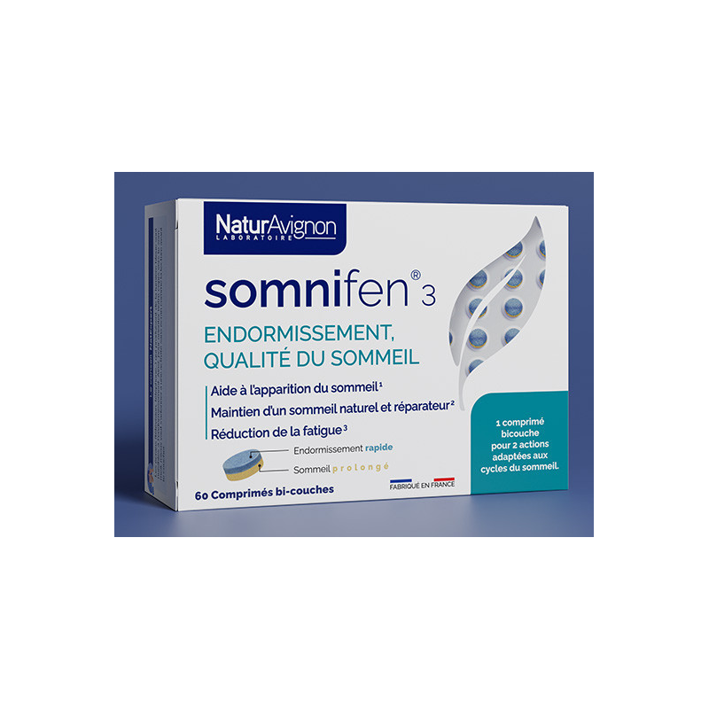 Somnifen 3 - endormissement rapide et sommeil de qualité NaturAvignon - 1