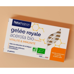 Gelée royale acérola bio - vitalité et l’immunité NaturAvignon - 1