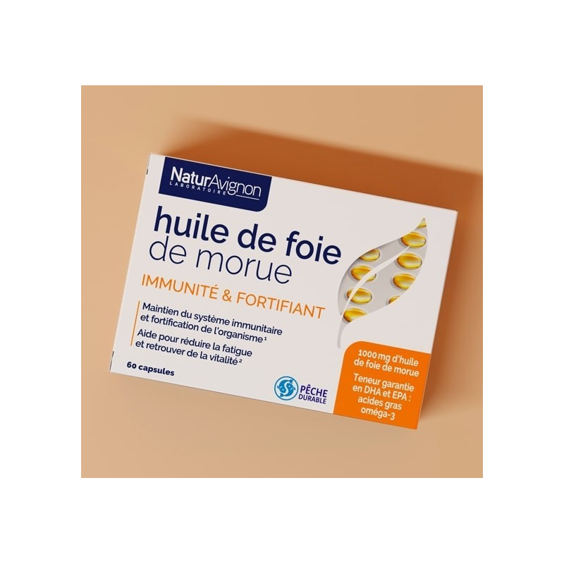 Huile de foie de morue - Fortifier l'organisme NaturAvignon - 1