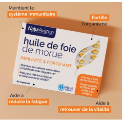 Huile de foie de morue - Fortifier l'organisme NaturAvignon - 2