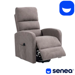 SENEA - Fauteuil releveur Paul - 1 moteur - Gris clair SENEA - 1