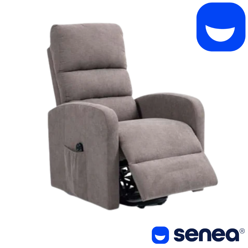 SENEA - Fauteuil releveur Paul - 1 moteur - Gris clair SENEA - 1