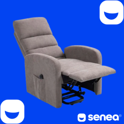 SENEA - Fauteuil releveur Paul - 1 moteur - Gris clair SENEA - 20