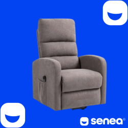 SENEA - Fauteuil releveur Paul - 1 moteur - Gris clair SENEA - 23