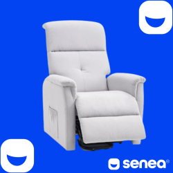 SENEA - Fauteuil releveur Augustin - 2 moteurs - Gamme éco - Gris clair SENEA - 2