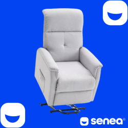 SENEA - Fauteuil releveur Augustin - 2 moteurs - Gamme éco - Gris clair SENEA - 4